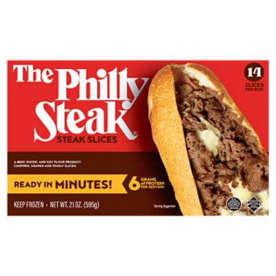 The Philly Steak Steak Slices, 14 count, 21 oz
