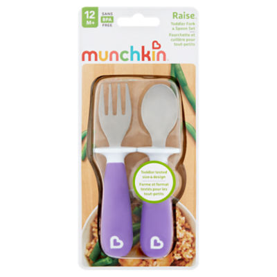 Munchkin Raise? Toddler Fork & Spoon, 1 Set