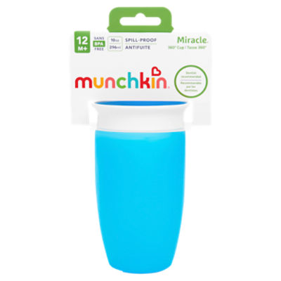 Munchkin 10 oz Spill-Proof Miracle 360° Cup, 12 M+, 1 Each