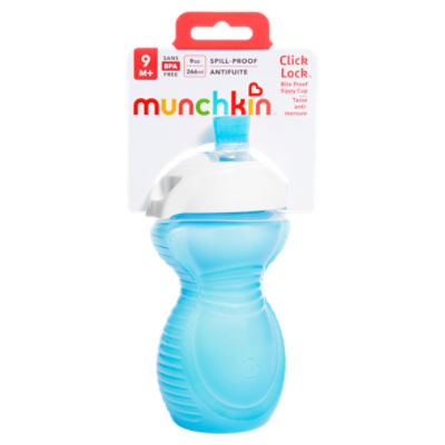 Munchkin Spill-Proof Click Lock Bite Proof 9 oz Sippy Cup, 9 M+, 1 Each