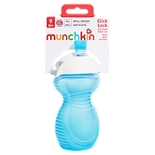 Munchkin Spill-Proof Click Lock Bite Proof 9 oz 9M+, Sippy Cup, 1 Each
