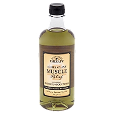 Village Naturals Therapy Bath Oil & Body Wash Muscle Relief Foaming, 16 Fluid ounce