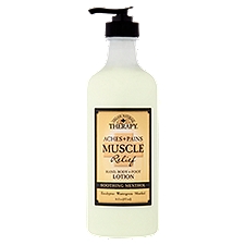 Village Naturals Therapy Aches + Pains Muscle Relief Hand, Body & Foot Lotion, 16 fl oz