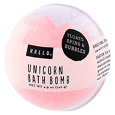 Hallu Bath Bomb Unicorn, 4.9 Ounce