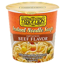 Tradition Imitation Beef Flavor Instant Noodle Soup, 2.29 oz