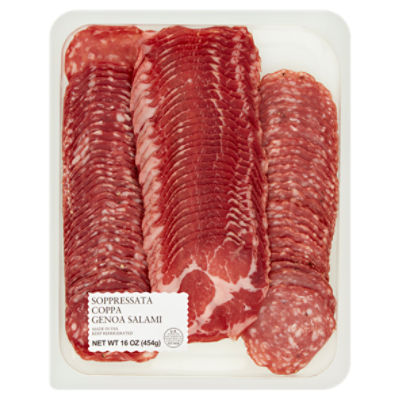 Soppressata, Coppa and Genoa Salami, 16 oz