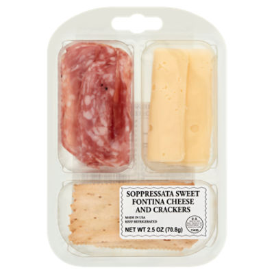 Fratelli Beretta Soppressata Sweet Fontina Cheese and Crackers, 2.5 oz ShopRite
