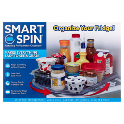Smart Spin Rotating Refrigerator Organizer