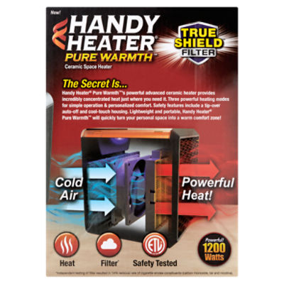 Handy Heater Pure Warmth Ceramic Space Heater - The Fresh Grocer