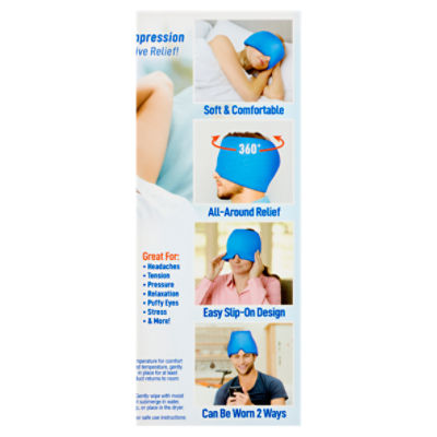 Miracle Headache Relief Unisex Compression Wrap, One Size - The