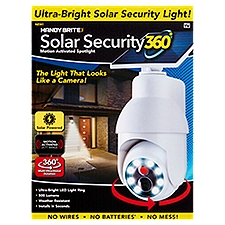 Handy Brite Solar Security 360° Motion Activated Spotlight