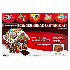 Bee Tootsie Roll, Gingerbread Cottage Kit, 28 Ounce