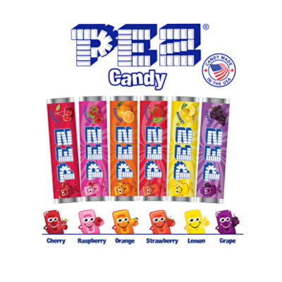 Pez Assorted Fruit Flavors Candy, 1.74 oz