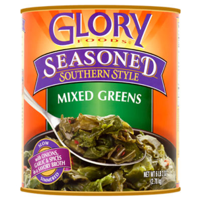 Glory Foods Seasoned Southern Style Mixed Greens, 6 lb 2 oz ShopRite