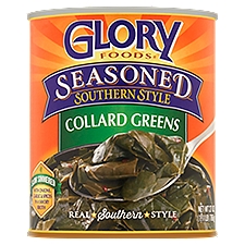 Glory Foods Seasoned Southern Style Collard Greens, 27 oz, 27 Ounce