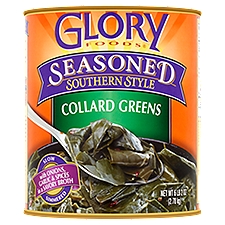 Glory Foods Seasoned Southern Style Collard Greens, 6 lb 2 oz