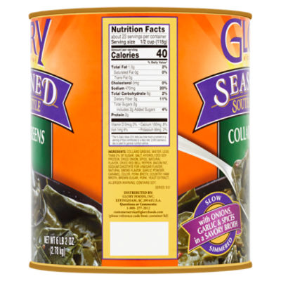 Seasoned Collard Greens - Glory Foods