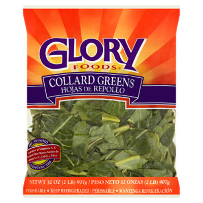 Glory Foods Collard Greens, 32 oz, 32 Ounce