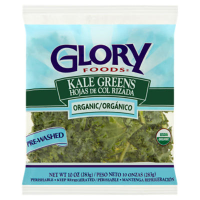 Glory Foods Organic Kale Greens, 10 oz, 10 Ounce