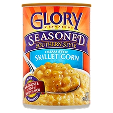 Glory Foods Seasoned Southern Style Cream Style Skillet Corn, 15 oz, 15 Ounce