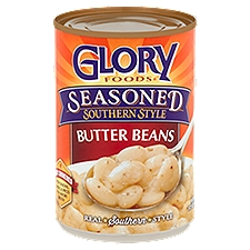 Glory Foods Butter Beans - Seasoned Southern Style, 15 Ounce