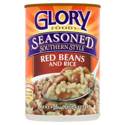 Glory Foods Seasoned Southern Style Red Beans and Rice, 15 oz