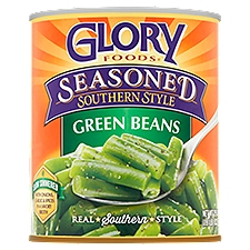 Glory Foods Seasoned Southern Style Green Beans, 29 oz, 27 Ounce