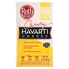 Roth Creamy Havarti, Cheese, 8 Ounce