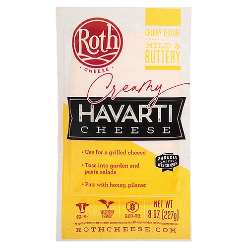 Roth Creamy Havarti Cheese, 8 oz