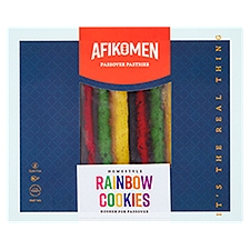 Afikomen Homestyle Rainbow Cookies, 12 oz