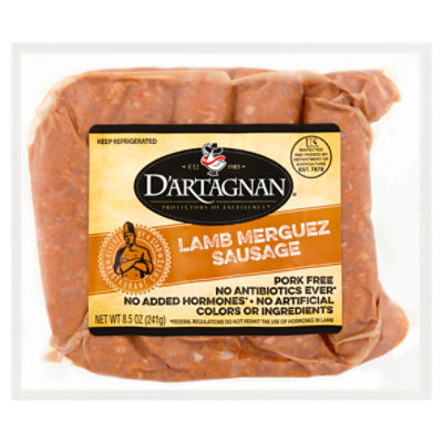 D'Artagnan Lamb Merguez Sausage, 8.5 oz Fairway