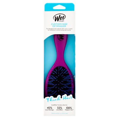 This brush for wet hair made detangling hair easier