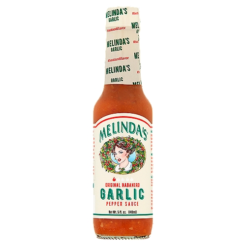 Melinda's Original Habanero Garlic Pepper Sauce, 5 fl oz
