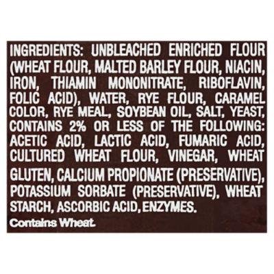 S. Rosen's Party Entertainers Pumpernickel Bread, 12 oz