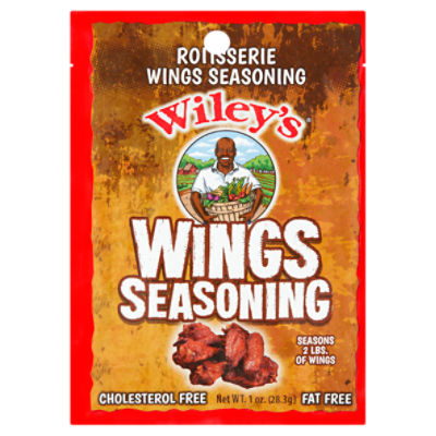 Wiley's Rotisserie Wings Seasoning, 1 oz, 1 Ounce