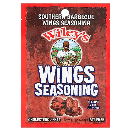Wiley's Southern Barbecue Wings Seasoning, 1 oz