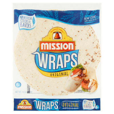Mission Original Wraps, 6 count, 15 oz