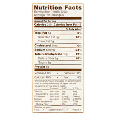 Mission Original Wraps, 6 count, 15 oz