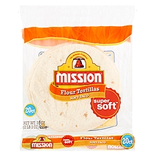 Mission Super Soft Taco, Flour Tortillas, 2.19 Ounce