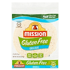 Mission Gluten Free Original, Tortilla Wraps, 10.5 Ounce