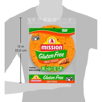 Mission Gluten Free Sweet Potato Tortillas, 6 Count