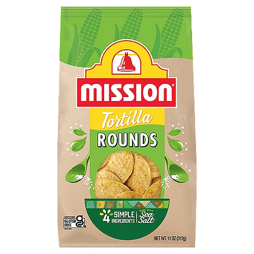 Mission Rounds Tortilla Chips, 11 oz