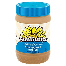 SunButter Natural Crunch, Sunflower Butter, 16 Ounce