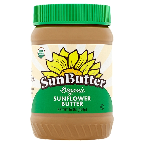SunButter Organic Sunflower Butter, 16 oz
Simple Ingredients Delicious Flavor™
SunButter is packed with oven-roasted sunflower seeds, slow-churned and bursting with flavor & nutrition.

Where Foods Comes From® Organic