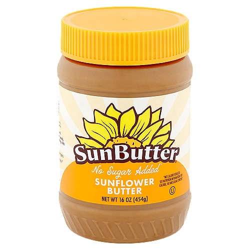 No sugar added*
*Not Calorie Reduced: See Nutrition Information for Calorie, Fat and Sugar Content

Simple Ingredients Delicious Flavor™

SunButter is packed with oven-roasted sunflower seeds, slow-churned and bursting with flavor & nutrition.

Spread Some Sun™