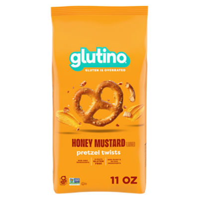 Glutino Honey Mustard Flavored Pretzel Twists, 11 oz