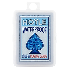 Hoyle Waterproof Clear, Playing Cards, 1 Each