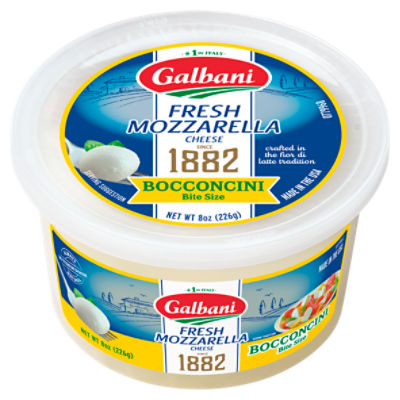 Galbani Bocconcini Bite Size Fresh Mozzarella Cheese, 8 oz