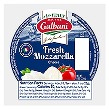 Galbani Fresh Mozzarella, Cheese, 8 Ounce