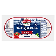 Galbani Sliced Fresh Mozzarella Cheese, 16 oz, 16 Ounce